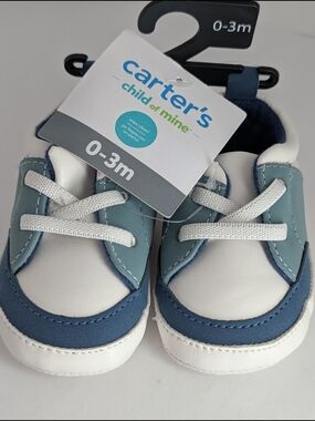 Carter's Blue & White Shoes